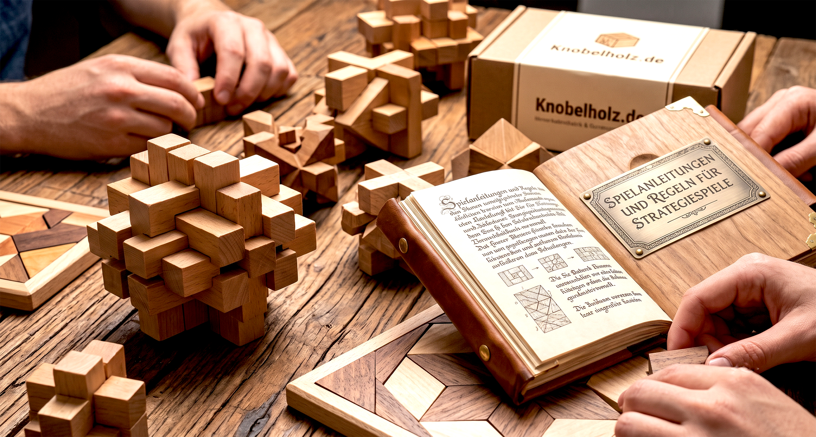 Knobelholz – это высококачественные деревянные игры, настольные игры и головоломки ручной работы.