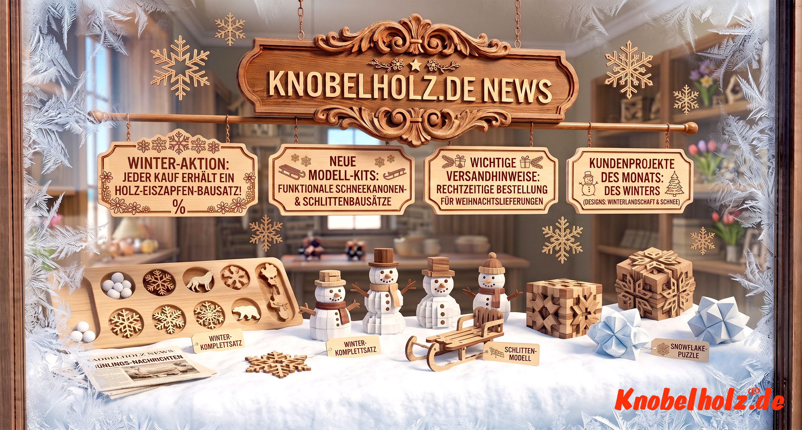 Hier sind die neuesten Updates, Ankündigungen und Highlights rund um Knobelholz.de über alle Brettspiele und Holzpuzzle