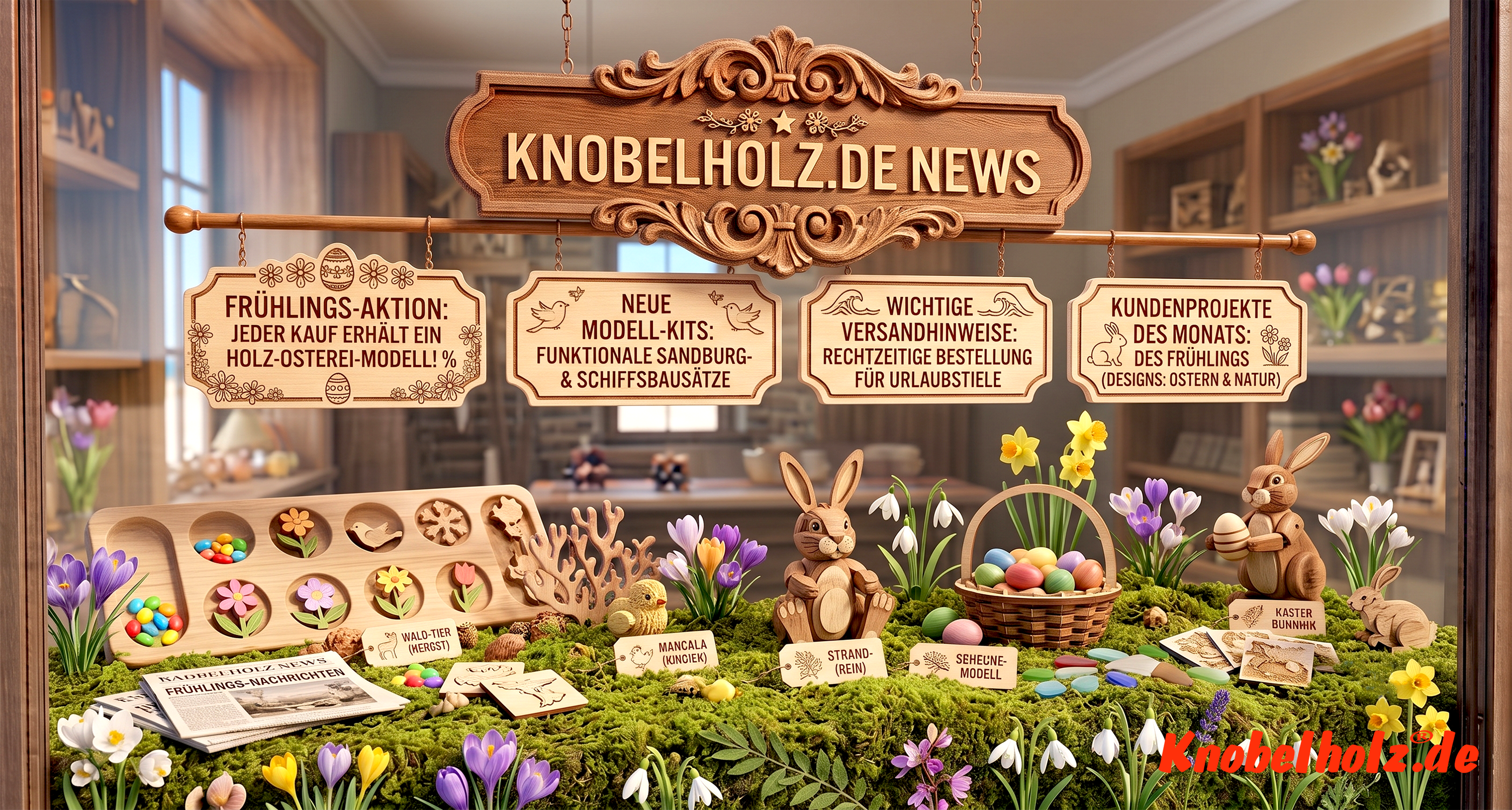 Here are the latest updates, announcements, and highlights from Knobelholz.de regarding all board games and wooden puzzles.