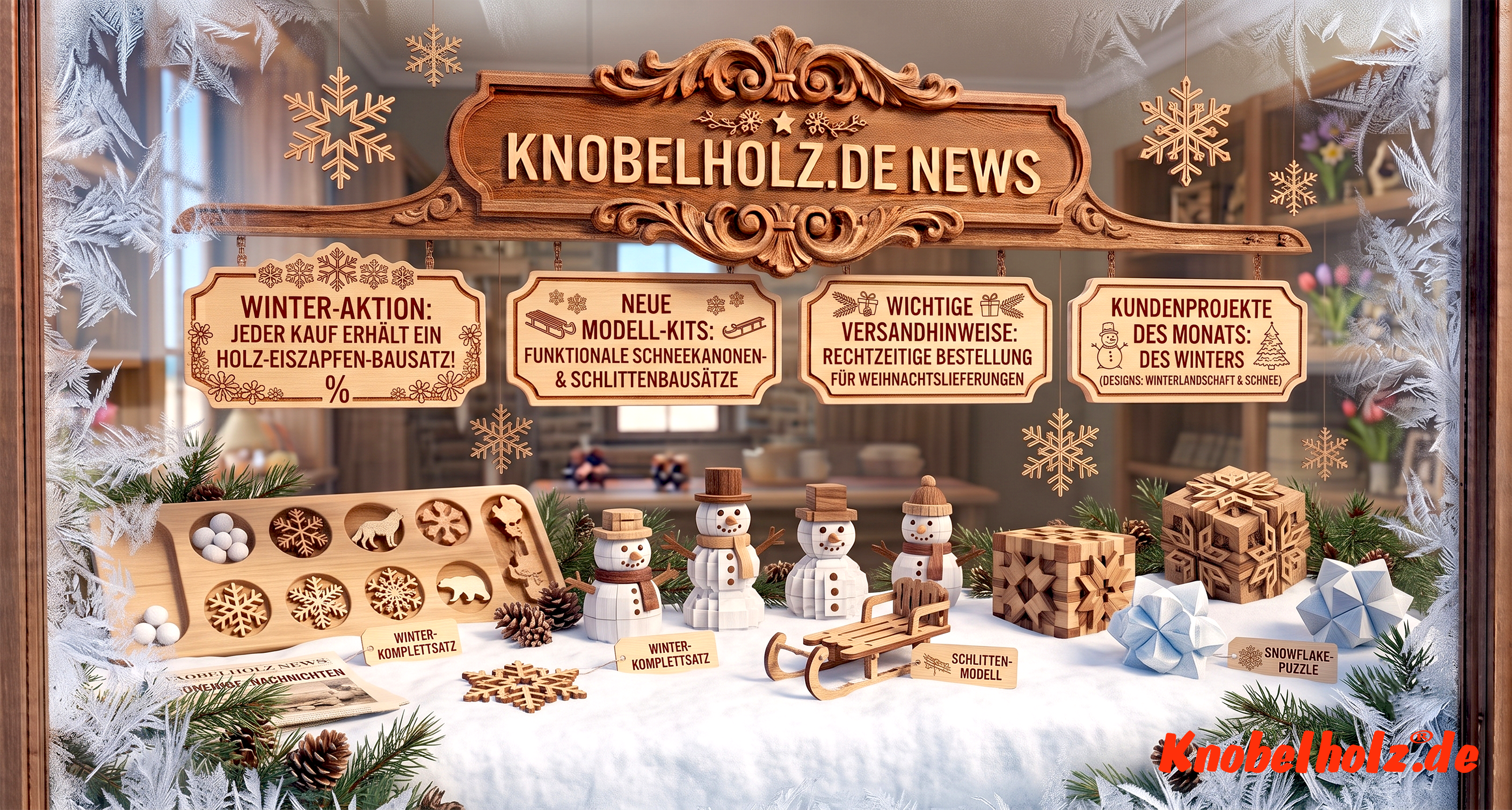 Here are the latest updates, announcements, and highlights from Knobelholz.de regarding all board games and wooden puzzles.