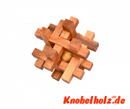Tavor Holzpuzzle small Knobelspiel, Interlock Puzzle aus Holz, Samanea wooden