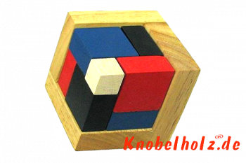 Die 4 D Puzzle Box von knobelholz ist was für thinking out of the box brain teaser