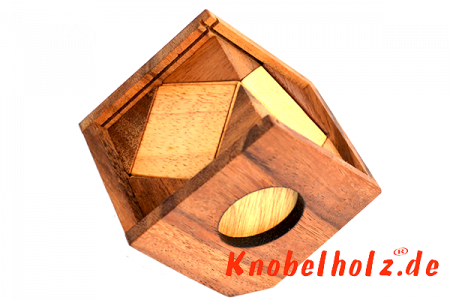Triangle Cube Puzzle Box in 3 D Holzbox für 1 Spieler mit  Lösung thinking out of the box brain teaser