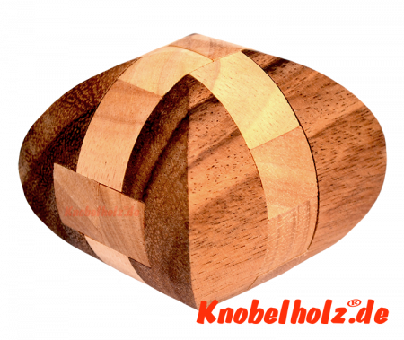 Boom schönes interlock holzpuzzle aus samanea wooden puzzle knobelspiel iq puzzle monkey pod