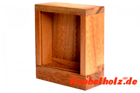 Geheime Geschenk Box Trick Box Puzzle geheime Kiste in 3D, Knobelspiel ein Puzzle mit den Maßen 12,0 x 9,8 x 5,0 cm samanea wooden brain teaser