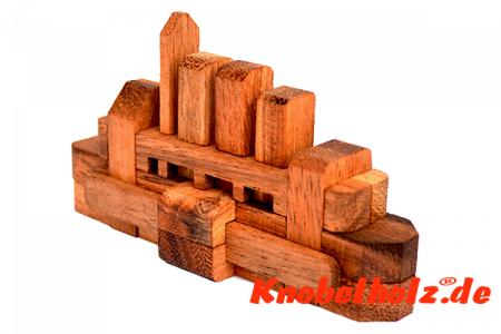 Titanic Schiff 3D Holzpuzzle Kinderpuzzle ship wooden, IQ Puzzle, Geduld Puzzle, Denkspiel in den Maßen 12,5 x 4,2 x 6,8 cm, samanea brain teaser puzzle